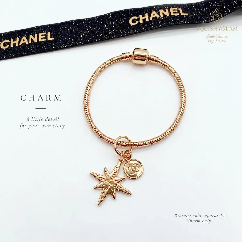 Chanel Beauty GWP Mini Star Charm Gold Tone Promotional Gift